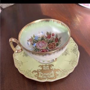 Vintage Royal Halsey Tea Cup And Saucer